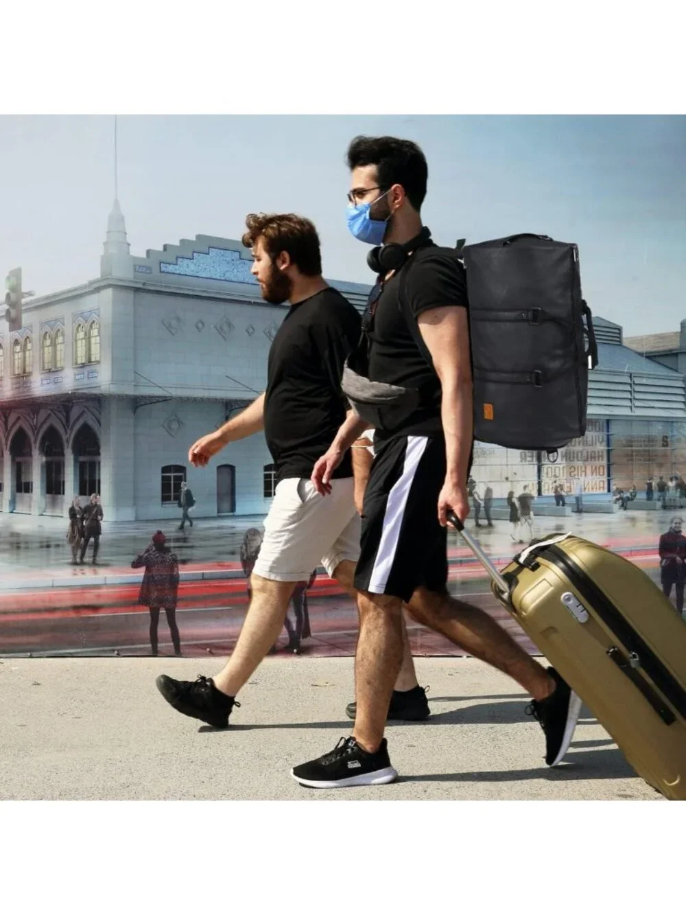 Convertible Travel Garment Bag & Duffel - 2-in-1 Carry-On for Business & Leisure